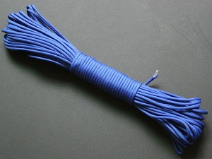 ACU 高质量蓝色7芯伞绳 绑绳 救援绳每米1元