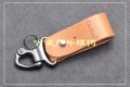 CooYoo Lear II型创意手工钥匙扣男士纯牛皮腰带扣PB-KT-II bk/bw