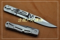 三刃木新品钢本色7017LUC-SA 717折刀