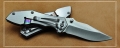三刃木2014新款-全钢拉丝框架锁折刀7030LUC