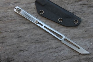 MG新品S35VN粉末钢一体式战术手术刀几何头II代