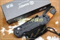 关铸GANZO G7453轴锁G10黑钛折刀