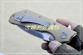精仿微技术DOC高硬度D2钢G10手柄折叠刀