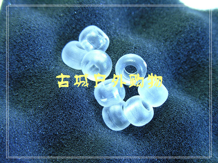10mm（孔4mm）透明塑料珠，装饰珠，圆珠，一元钱5颗